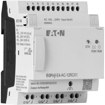 Eaton EASY-E4-AC-12RCX1 Modulo di controllo PLC - Ingressi/Uscite digitali Eaton EASY-E4-AC-12RCX1 Modulo di controllo PLC - Ingressi/Uscite digitali