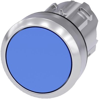 Siemens 3SU1050-0AB50-0AA0 - Pulsante - Metallo, Blu, 22mm Siemens 3SU1050-0AB50-0AA0 - Pulsante - Metallo, Blu, 22mm