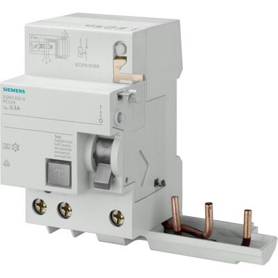 Siemens 5SM2835-8 - Blocco FI, 3 poli, Tipo A selettivo, In: 63 A Siemens 5SM2835-8 - Blocco FI, 3 poli, Tipo A selettivo, In: 63 A