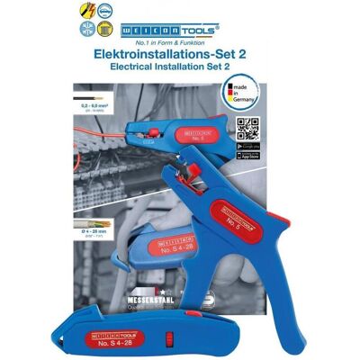 Set di spelacavi WEICON TOOLS - Lunghezza regolabile, isolamento in PVC Set di spelacavi WEICON TOOLS - Lunghezza regolabile, isolamento in PVC