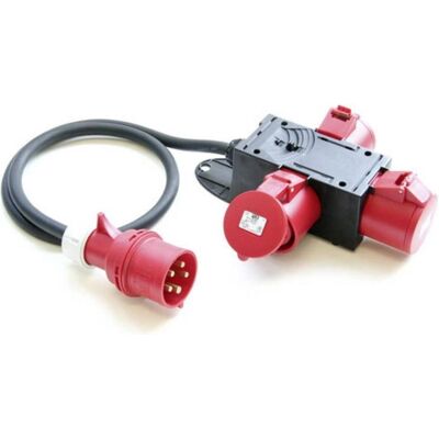 Distributore di energia PCE Sirox - 32A, 3 CEE, 1,5m Cavo - Distributore di energia Distributore di energia PCE Sirox - 32A, 3 CEE, 1,5m Cavo - Distributore di energia