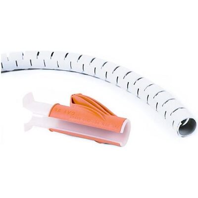 Dataflex, Canale passacavi, Ingoiatore di cavi (Tubo cavi, 300 cm) Dataflex, Canale passacavi, Ingoiatore di cavi (Tubo cavi, 300 cm)