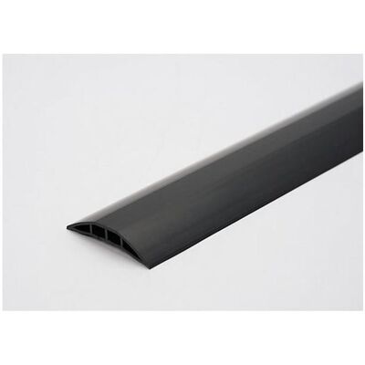 Kaiserkraft Canalina in plastica, 1,5 m, 2 canali, nero e giallo - Gestione cavi Kaiserkraft Canalina in plastica, 1,5 m, 2 canali, nero e giallo - Gestione cavi
