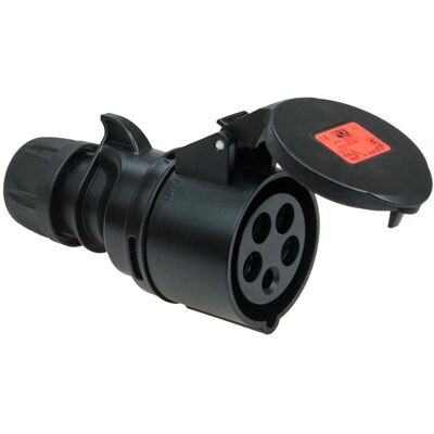 PCE Turbo Shark 215-6ttx Combinatore CEE - 16A, Nero, IP44 PCE Turbo Shark 215-6ttx Combinatore CEE - 16A, Nero, IP44
