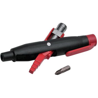 NWS Modello 2005-5-SB Chiave per armadio di distribuzione - Nero, Rosso NWS Modello 2005-5-SB Chiave per armadio di distribuzione - Nero, Rosso