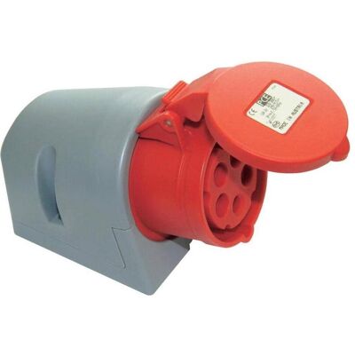 PCE Presa da parete 16A 5 poli Turbo Twist - IP44 Antipioggia PCE Presa da parete 16A 5 poli Turbo Twist - IP44 Antipioggia