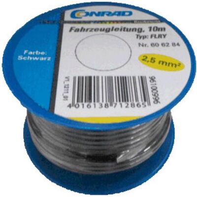 Conrad 606284 Cavo veicoli - 2,50 mm², 10 m, Nero Conrad 606284 Cavo veicoli - 2,50 mm², 10 m, Nero