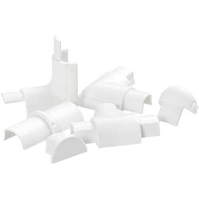 D-line - Kit adattatori 16x8mm Bianco - Kit di adattatori D-line - Kit adattatori 16x8mm Bianco - Kit di adattatori