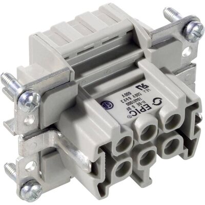 LAPP 10401000 Inserto femmina EPIC H-B 6 poli + PE - Inserto elettrico LAPP 10401000 Inserto femmina EPIC H-B 6 poli + PE - Inserto elettrico