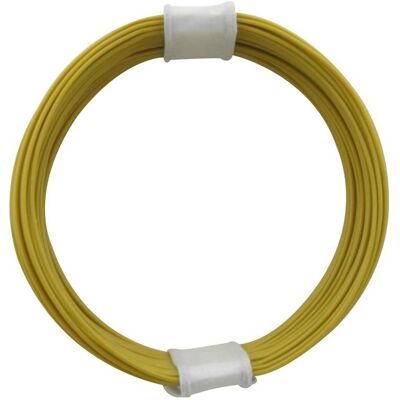 Donau, Tubo + Canalina per cavi, Filo di rame 10m giallo extra sottile (10 m) Donau, Tubo + Canalina per cavi, Filo di rame 10m giallo extra sottile (10 m)