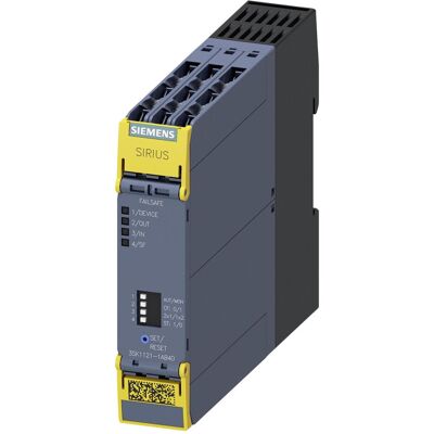 Relè di Sicurezza Siemens - 3SK1121-1AB40 - 24 V/DC, 5A, Categoria di Sicurezza 4 Relè di Sicurezza Siemens - 3SK1121-1AB40 - 24 V/DC, 5A, Categoria di Sicurezza 4