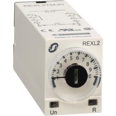 Schneider Electric REXL2TMBD - Relè temporizzatore multifunzione - 24V DC, 2 contatti Schneider Electric REXL2TMBD - Relè temporizzatore multifunzione - 24V DC, 2 contatti