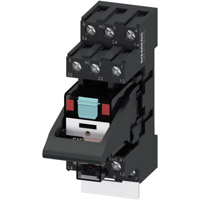 Siemens LZS:PT3A5T30 - Relè a 3 contatti 230VAC LED Rosso Siemens LZS:PT3A5T30 - Relè a 3 contatti 230VAC LED Rosso