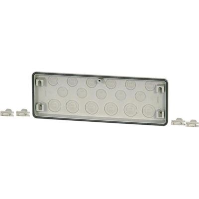 Piastra flange Eaton - IP65 - Grigio - 375mm - Guarnizione cavi - FL4-3 Piastra flange Eaton - IP65 - Grigio - 375mm - Guarnizione cavi - FL4-3