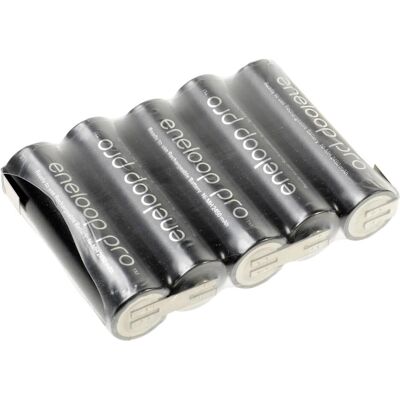 Pacco Batterie Panasonic eneloop Pro 5x AA - Pack di Batterie Pacco Batterie Panasonic eneloop Pro 5x AA - Pack di Batterie
