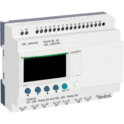 Schneider Electric SR3B261FU - Relè modulare 16 I/O 240V - Tipo di prodotto Schneider Electric SR3B261FU - Relè modulare 16 I/O 240V - Tipo di prodotto