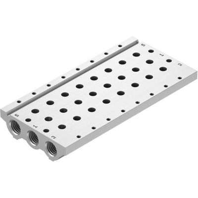 Festo 8 Position G1/4" Size 14 Valve Manifold (Vari), Accessori di elettronica + Alloggiamento, Grigio Festo 8 Position G1/4" Size 14 Valve Manifold (Vari), Accessori di elettronica + Alloggiamento, Grigio