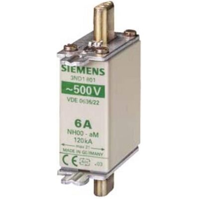 Siemens 3ND1820 Cartuccia da fusibile - NH, 50A, 500VAC Siemens 3ND1820 Cartuccia da fusibile - NH, 50A, 500VAC