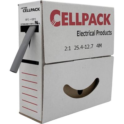 Gaine termoretraibile grigia CellPack 144460 - Resistente a sostanze chimiche e UV Gaine termoretraibile grigia CellPack 144460 - Resistente a sostanze chimiche e UV