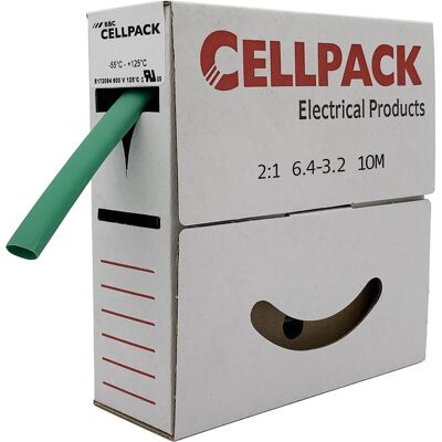 Cellpack 127064 Tubo termoretraibile verde - Heat-shrink tubing Cellpack 127064 Tubo termoretraibile verde - Heat-shrink tubing