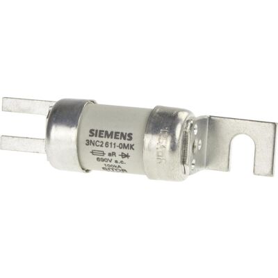 Siemens Fusibile, Collegamento del fusibile SITOR Capicorda a vite A aR Un AC (100 A) Siemens Fusibile, Collegamento del fusibile SITOR Capicorda a vite A aR Un AC (100 A)