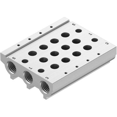 Festo 4 Position G1/8" Size 10 Valve Manifold (Vari), Accessori di elettronica + Alloggiamento Festo 4 Position G1/8" Size 10 Valve Manifold (Vari), Accessori di elettronica + Alloggiamento