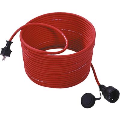 Bachmann H07RN-F3G - Cavo di prolunga - 25m - Rosso - Uso interno - 16A - 250V Bachmann H07RN-F3G - Cavo di prolunga - 25m - Rosso - Uso interno - 16A - 250V