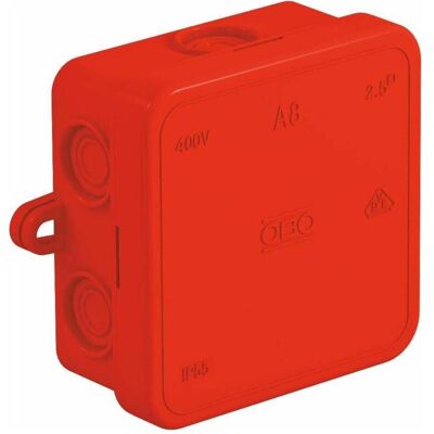 OBO Bettermann 2000059 Scatola di derivazione - 75x75x36mm, IP54, Rosso OBO Bettermann 2000059 Scatola di derivazione - 75x75x36mm, IP54, Rosso