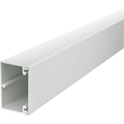 OBO Bettermann Canalina - 2000mm, PVC, Grigio chiaro - Canalina di cavi OBO Bettermann Canalina - 2000mm, PVC, Grigio chiaro - Canalina di cavi