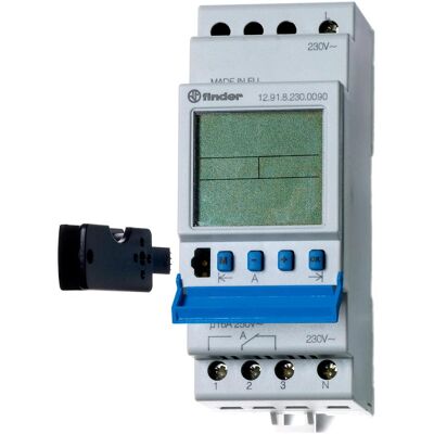 Timer Finder per guida DIN - 230 V AC - Impostazioni settimanali Timer Finder per guida DIN - 230 V AC - Impostazioni settimanali
