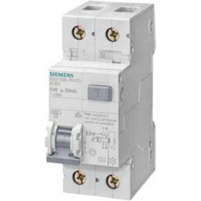 Siemens 5SU1656-6KK40 - Interruttore FI/LS, 230V, 300mA, B-Char - Interruttore Siemens 5SU1656-6KK40 - Interruttore FI/LS, 230V, 300mA, B-Char - Interruttore