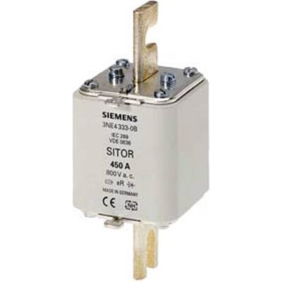 Siemens Fusibile, Collegamento fusibile SITOR contatti a lama scanalata NH2 A (450 A) Siemens Fusibile, Collegamento fusibile SITOR contatti a lama scanalata NH2 A (450 A)