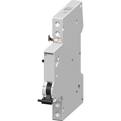 Interruttore ausiliario Siemens - 1S+1Ö - Per interruttori con pulsante di prova Interruttore ausiliario Siemens - 1S+1Ö - Per interruttori con pulsante di prova