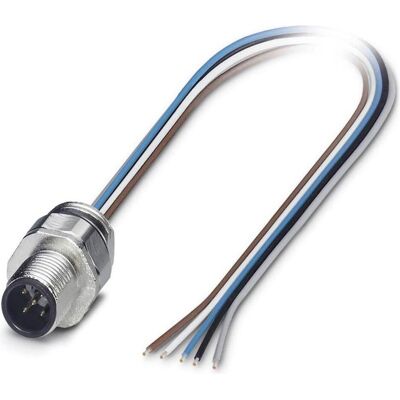 Connettore maschio M12 IP67 Phoenix Contact per montaggio a pannello Connettore maschio M12 IP67 Phoenix Contact per montaggio a pannello