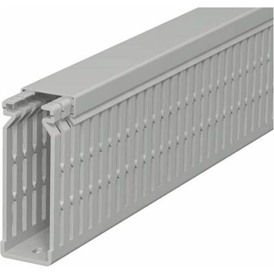 Gola di cablaggio OBO Bettermann - 2000mm Grigia PVC Gola di cablaggio OBO Bettermann - 2000mm Grigia PVC