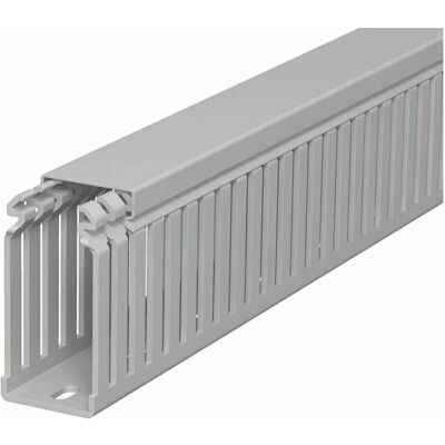 OBO Bettermann LKV 75037 Canalino cavi - 2000mm PVC, Grigio OBO Bettermann LKV 75037 Canalino cavi - 2000mm PVC, Grigio