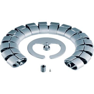 Gestione cavi Bachmann - 750 mm - Argento - Organizzazione cavi Gestione cavi Bachmann - 750 mm - Argento - Organizzazione cavi