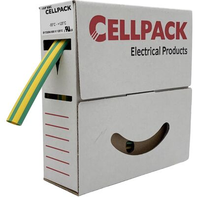 Cellpack 127050 Gaine termoretraibile - Verde/Giallo - 4,8/2,4mm - 10m - Poliolefina Cellpack 127050 Gaine termoretraibile - Verde/Giallo - 4,8/2,4mm - 10m - Poliolefina