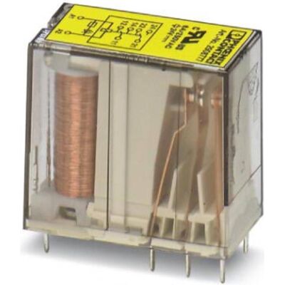 Relè di sicurezza Phoenix Contact - DPDT, 24V DC, 6A, Montaggio su PCB Relè di sicurezza Phoenix Contact - DPDT, 24V DC, 6A, Montaggio su PCB