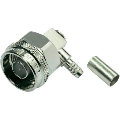 Connettore N maschio 90° - Coassiale, 50Ω, RG141/58, Impermeabile Connettore N maschio 90° - Coassiale, 50Ω, RG141/58, Impermeabile
