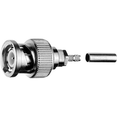Connettore BNC maschio Telegärtner A2903 - Cavo coassiale, crimpato, 50 Ohm Connettore BNC maschio Telegärtner A2903 - Cavo coassiale, crimpato, 50 Ohm