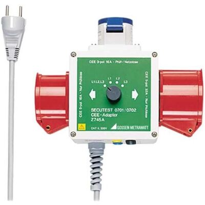 Adattatore Gossen Metrawatt - Modello Z745A - Connettore CEE trifase Adattatore Gossen Metrawatt - Modello Z745A - Connettore CEE trifase