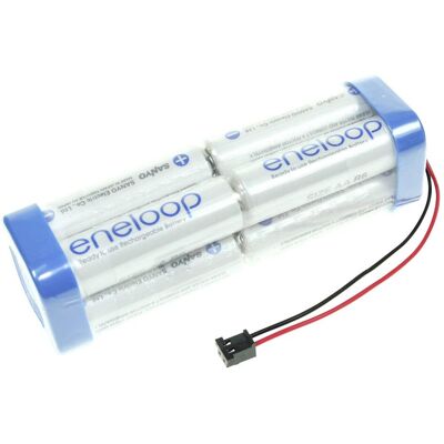 Kit Batterie eneloop F2x2x2 AA - Ricaricabile, 9.6V 2000mAh Kit Batterie eneloop F2x2x2 AA - Ricaricabile, 9.6V 2000mAh