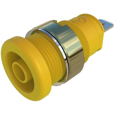 SKS Presa di sicurezza da laboratorio Presa, Cavo + Spina elettrica, Giallo SKS Presa di sicurezza da laboratorio Presa, Cavo + Spina elettrica, Giallo