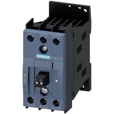 Contattore a stato solido Siemens - 3RF3405-1BB04 3 fasi 5,2A 48-480V DC 24V Contattore a stato solido Siemens - 3RF3405-1BB04 3 fasi 5,2A 48-480V DC 24V