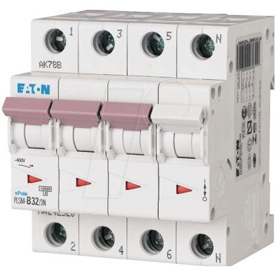 Eaton 242546 - Interruttore Automatico - 3 + N - 32 A - C Eaton 242546 - Interruttore Automatico - 3 + N - 32 A - C