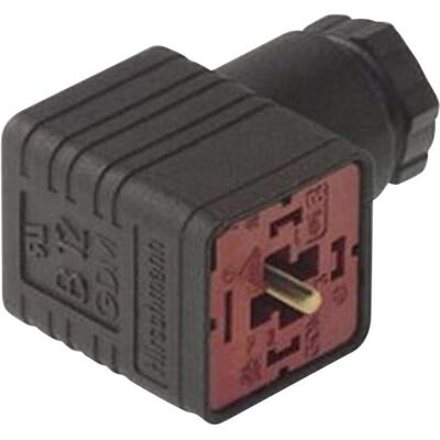 Hirschmann Connettore rettangolare GDM -, Cavo + Spina elettrica, Nero Hirschmann Connettore rettangolare GDM -, Cavo + Spina elettrica, Nero