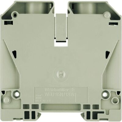 Weidmüller Feed-through terminal,WDU 95N/120N, Accessori di elettronica + Alloggiamento, Marrone Weidmüller Feed-through terminal,WDU 95N/120N, Accessori di elettronica + Alloggiamento, Marrone