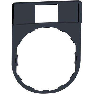 Schneider Electric ZBZ32 Supporto per Etichette Nero Rosso - Accessorio Interruttore Elettrico Schneider Electric ZBZ32 Supporto per Etichette Nero Rosso - Accessorio Interruttore Elettrico