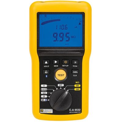 Chauvin Arnoux, Multimetro, CA6532 Misuratore di isolamento 50 (CAT IV 600V, Multimetro portatile) Chauvin Arnoux, Multimetro, CA6532 Misuratore di isolamento 50 (CAT IV 600V, Multimetro portatile)